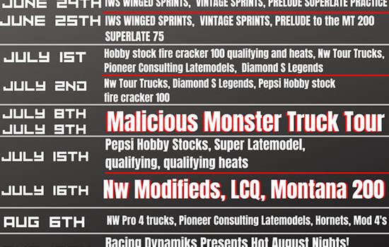 Updated Schedule
