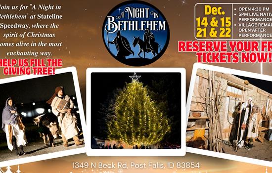 A Night in Bethlehem Begins