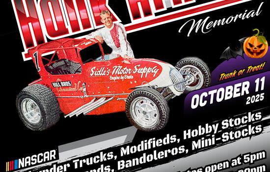 OCTOBER 11- HANK ARNOLD MEMORIAL RA