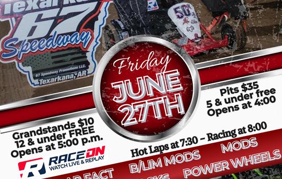 Upcoming Event this Friday, June 27