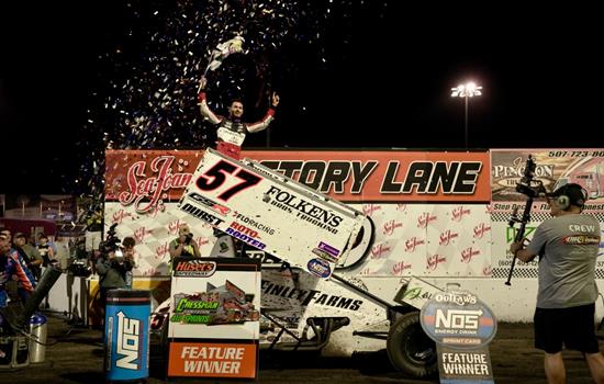 Larson Edges Bayston by 0.085 Secon