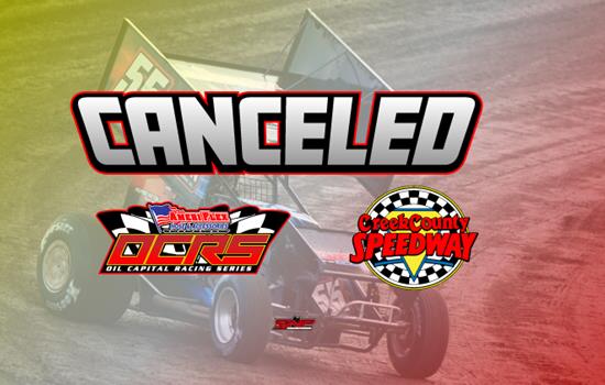 Creek County Speedway Canceled Sept