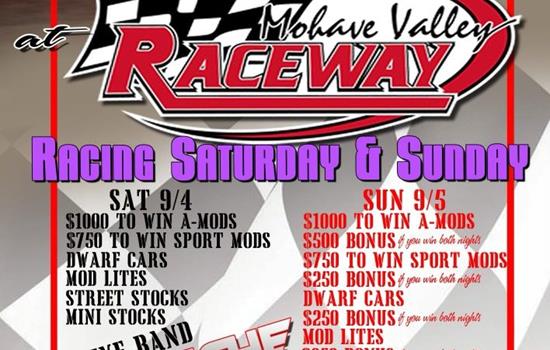 Labor Day at Mohave Valley Raceway