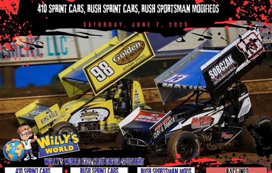“410” SPRINT CARS HEADLINE SATURDAY