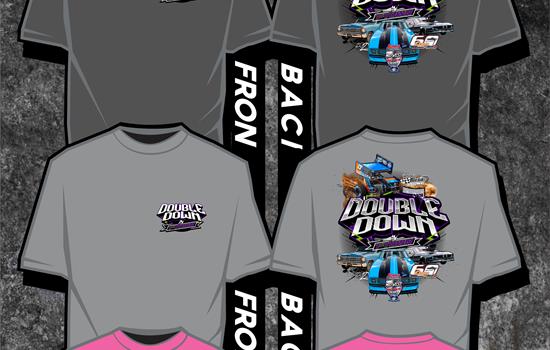 The merch for Double Down in T-Town