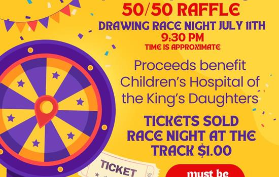 50/50 Raffle Benefits Children's Ho