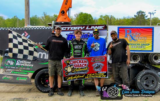 Blake Adams finds victory lane twice over Memorial Day weekend at Bemidji Speedw