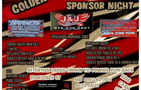 Next Racing Event ,Sponsor Night Se