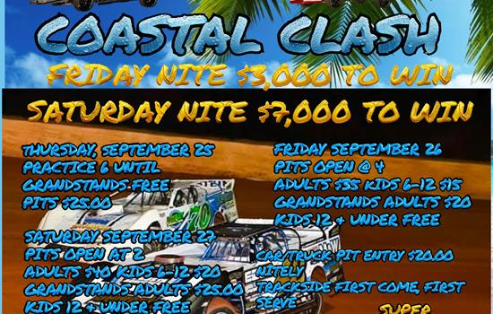 Coastal Clash set for Sept 26th and