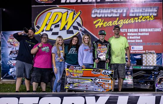 Blake Adams wins MTH Fall Classic at Ogilvie Raceway