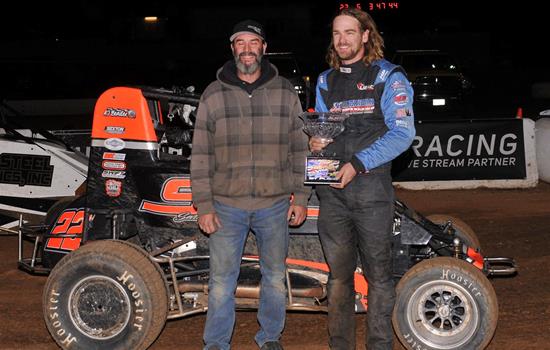CLS DRIVER AJ BENDER MAKES IT TWO W