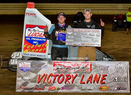Marcham makes late race pass to win at Tulsa Speedway