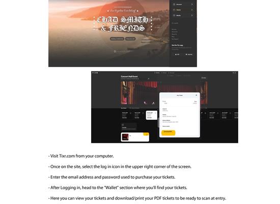 Tixr User Ease FanGuide
