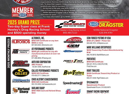 NHRA Be A Winner, Be A Member Program at Alaska Raceway Park