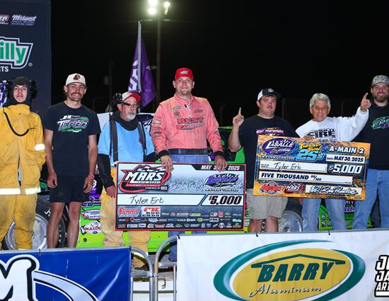 Tyler Erb Tops Twisted Twin 25 Preliminary at LaSalle Speedway