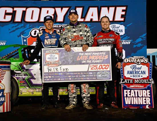 Tyler Erb Ends World of Outlaws Drought at Mississippi Thunder Speedway