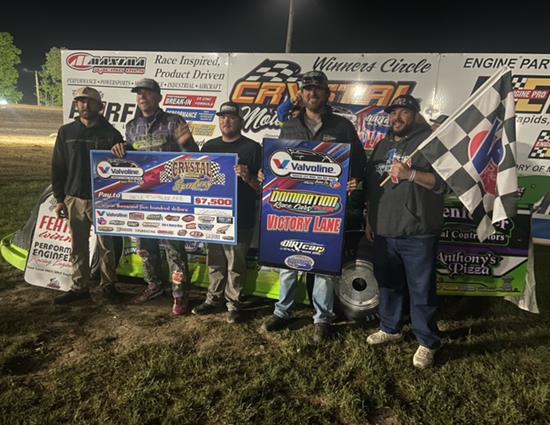 Tyler Erb Claims Victory with Valvoline American Late Model Iron-Man Series at C
