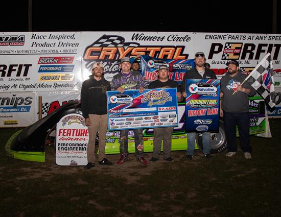 Tyler Erb Scores Iron-Man Series Win at Crystal Motor Speedway