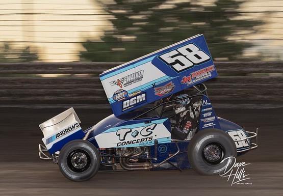 Kaleb Johnson Posts Top Five at Knoxville Raceway During First Race With Aaron Long