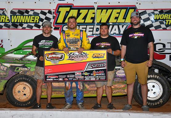 Tyler Erb Earns $21,000 Lil’ Bill Corum Memorial at Tazewell Speedway