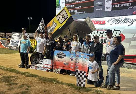 WAGAMAN CAPTURES $10,000 WELDON STERNER MEMORIAL FEATURE AT LINCOLN SPEEDWAY: Norris Racks Up Fifth 358 Sprint Victory of the Season at Lincoln and Cl
