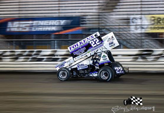 Kaleb Johnson Hustles for Two Top 10s During Knoxville Raceway Opener