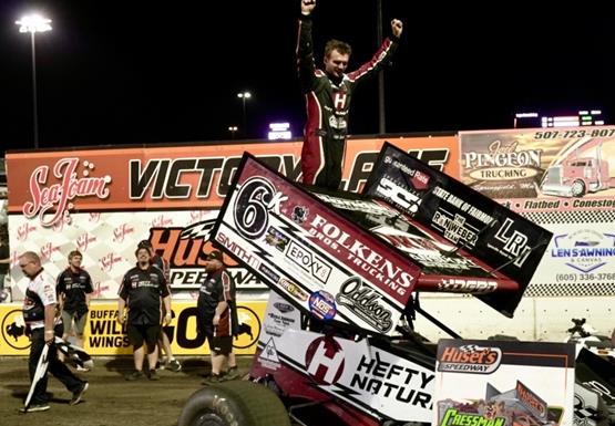 Johnson, Lambertz and Steuerwald Produce Huset’s Speedway Season-Opening Wins During Mother’s Day Opener Presented by Northland Buildings, Inc.