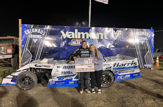Thompson claims IMCA Modified win at US 30 Speedway