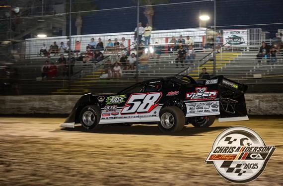 Runner-up finish with Mark Whitener at Volusia Speedway Park