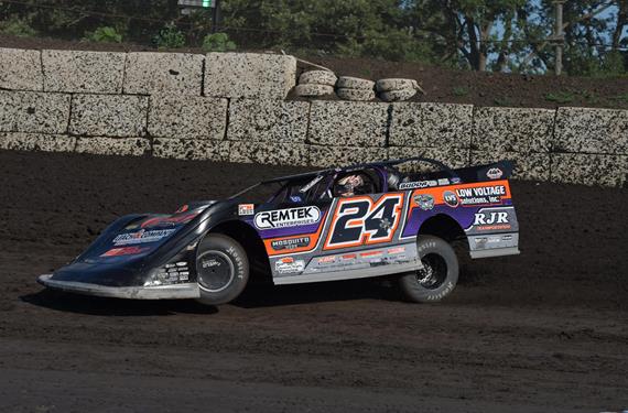 Podium finish in Herald & Review 100 at Macon Speedway