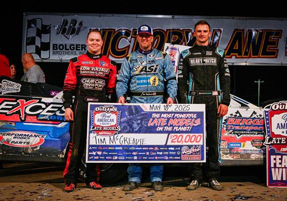 Sorensen wraps up World of Outlaws swing with podium outing at Bedford Speedway