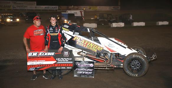 Caden McCreary Charges To ASCS Elite Vic...