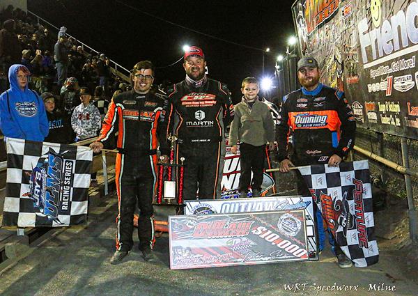 Runner-up finish in MacMillan Memorial at Outlaw Speedway