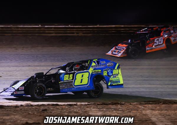 Steffens breaks driveshaft while contending for Brownstown 100 victory