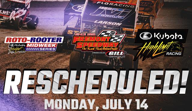 High Limit and Fremont Speedway Reschedu...