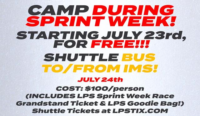 Let Us Drive You To IMS To Kick Off USAC...