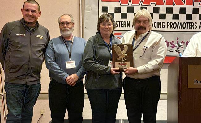Pat Schepanowsky wins the Mare Easley Dedication Award!