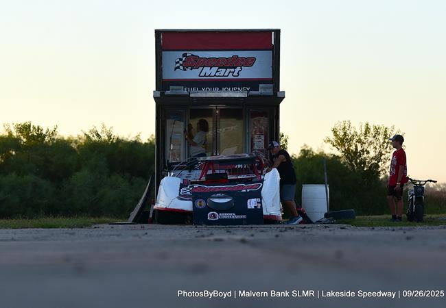 Fifth-place finish at Lakeside Speedway