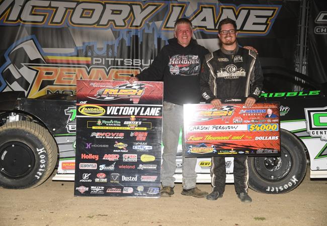 CARSON FERGUSON WINS NIGHT 1 OF “BILL HENDREN MEMORIAL” AT PITTSBURGH IN HIS HOV