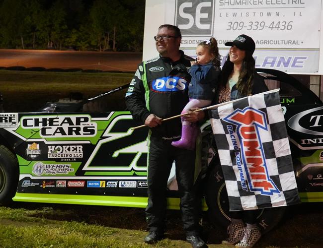 Jason Feger collects $2,000 in weekly victory at Spoon River Speedway