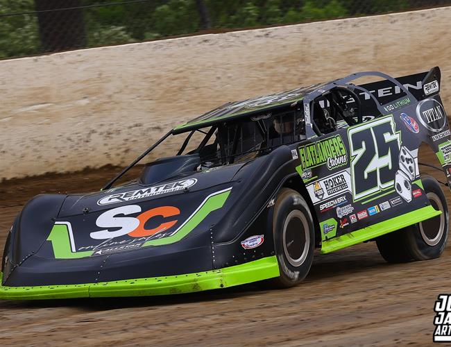 Jason Feger attends Dirt Late Model Dream at Eldora