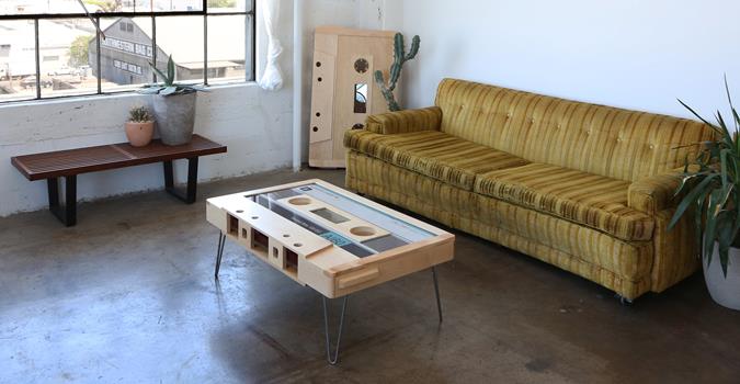 A-SIDE: The Original Cassette Tape Coffee Table