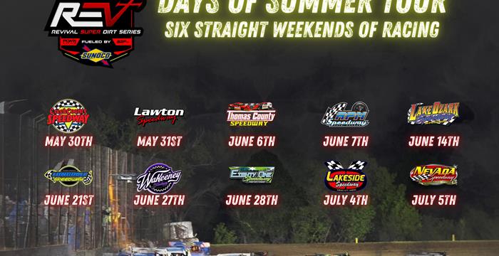 REVIVAL SUPER DIRT SERIES SEASON ABOUT TO HEAT UP...