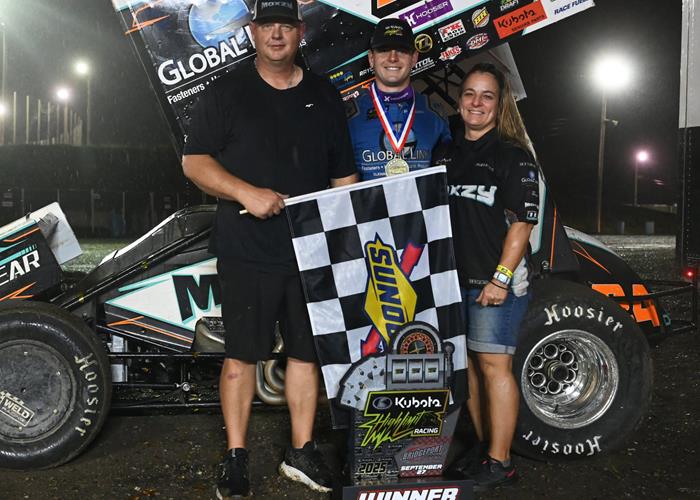 FLORIDA MAN'S RAIN DANCE: Danny Sams III Earns First-Career High Limit Win in Rain-Shortened Race at Bridgeport