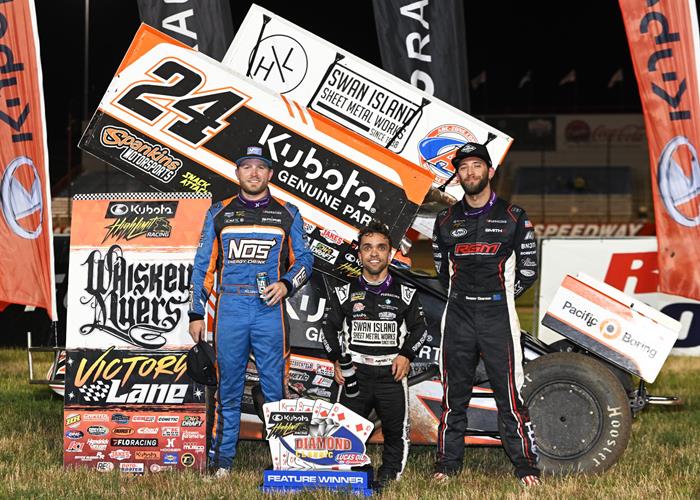 RICO'S GEM: Abreu Becomes Third Different Leader at Lucas Oil to Claim Diamond Classic Preliminary Win