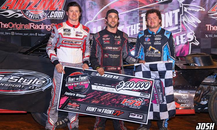 Runner-up outing in Hunt the Front Super Dirt Series opener at I-75 Raceway