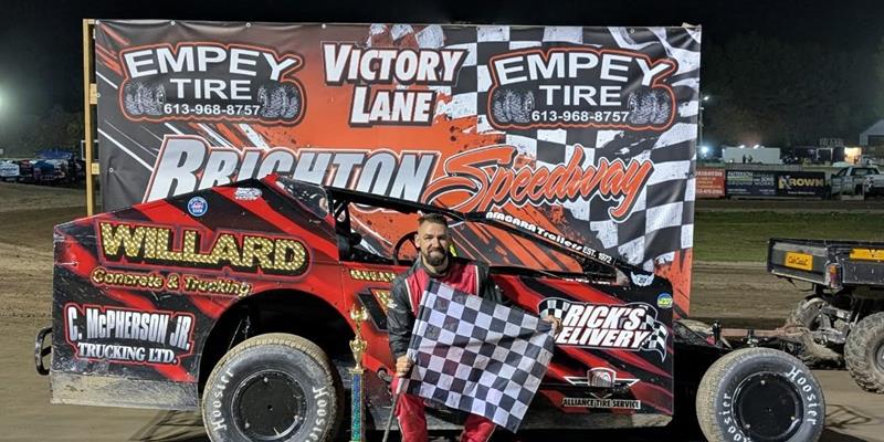 CODY MCPHERSON AND DYLAN KIRKLAND SPLIT APPLEFEST SHOOTOUT WEEKEND AT BRIGHTON SPEEDWAY