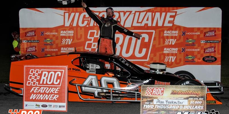ALAN BOOKMILLER USES “HOMECOOKING” TO RUN TO SECOND CAREER RACE OF CHAMPIONS SPORTSMAN MODIFIED SER