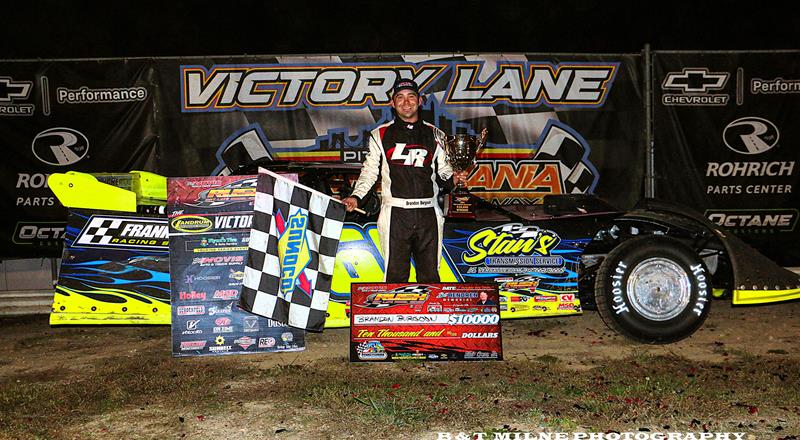 BRANDON BURGOON'S 1ST CAREER HOVIS RUSH LATE MODEL FLYNN'S TIRE/G