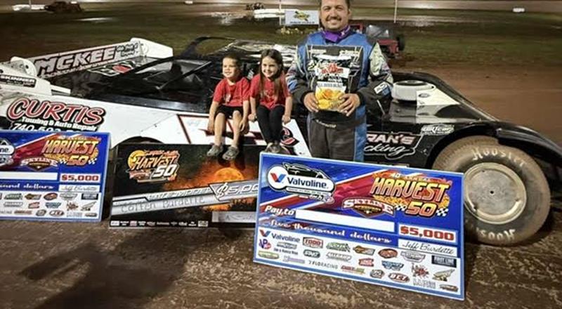 Burdette Bags 40th Annual Harvest 50 Payday with Valvoline Americ